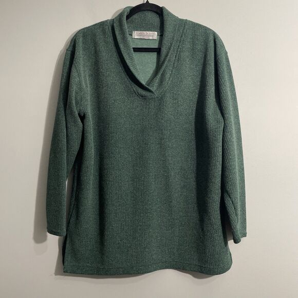 Karen Scott Women’s Green Pullover Sweater Size Small – Soft Knit Classic Casual - Picture 1 of 12